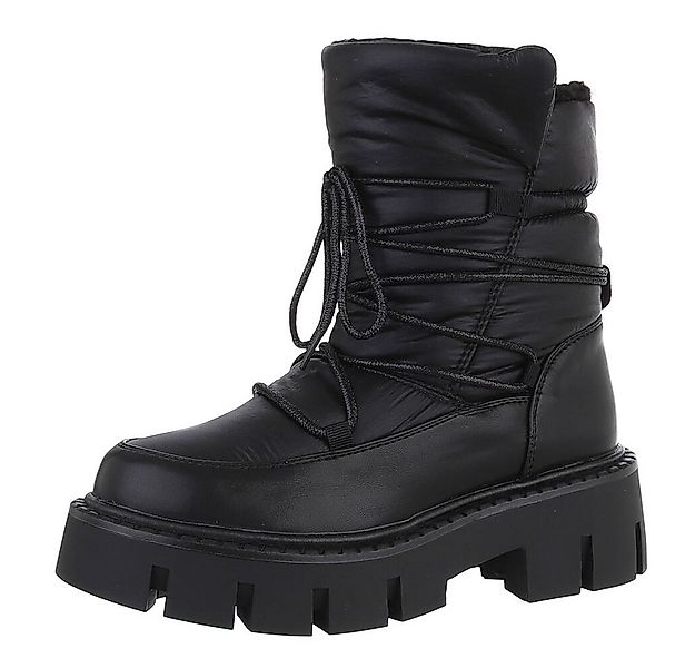 Ital-Design Damen Snowboots Freizeit Snowboots (88489466) Blockabsatz Stief günstig online kaufen