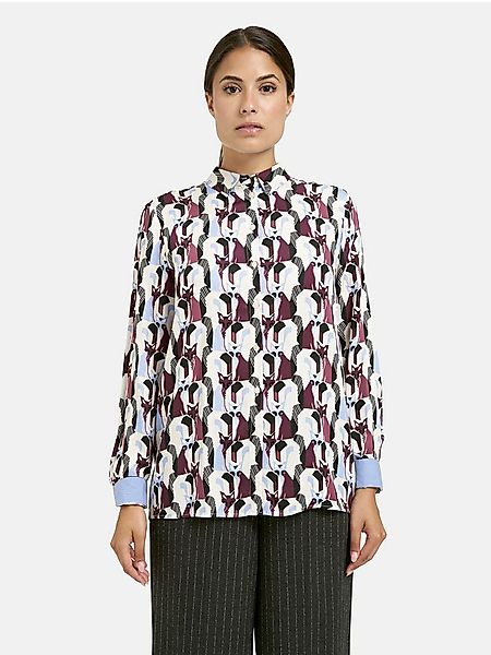 Milano Italy Langarmbluse mit Kellerfalte im Rücken günstig online kaufen