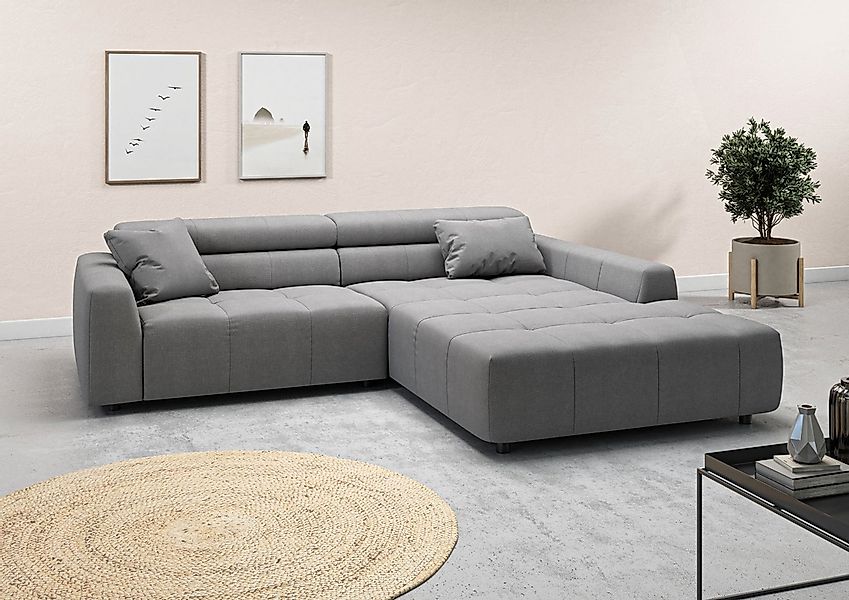 3C Candy Ecksofa "Denver auch mit Cord- und Easy care-Bezug, Kopfteilverste günstig online kaufen