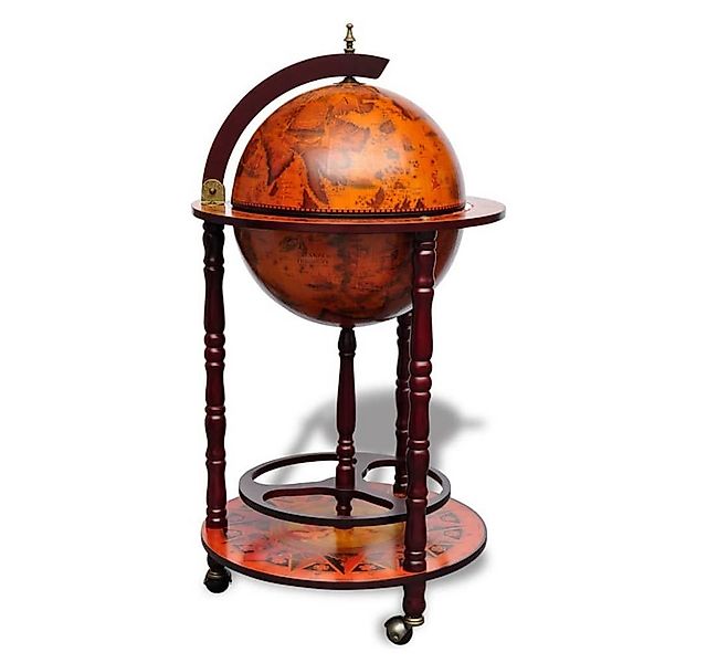 vidaXL Barschrank Globus-Bar mit Flaschenregal Eukalyptusholz (1-St) günstig online kaufen