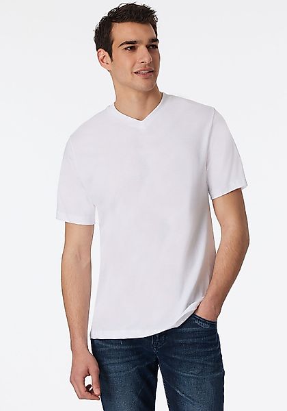 Schiesser V-Shirt ""Essentials"", (2er-Pack), mit V-Ausschnitt günstig online kaufen