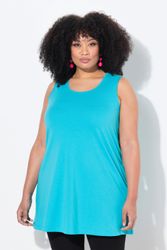 Ulla Popken Longtop Top A-Linie Rundhalsausschnitt günstig online kaufen