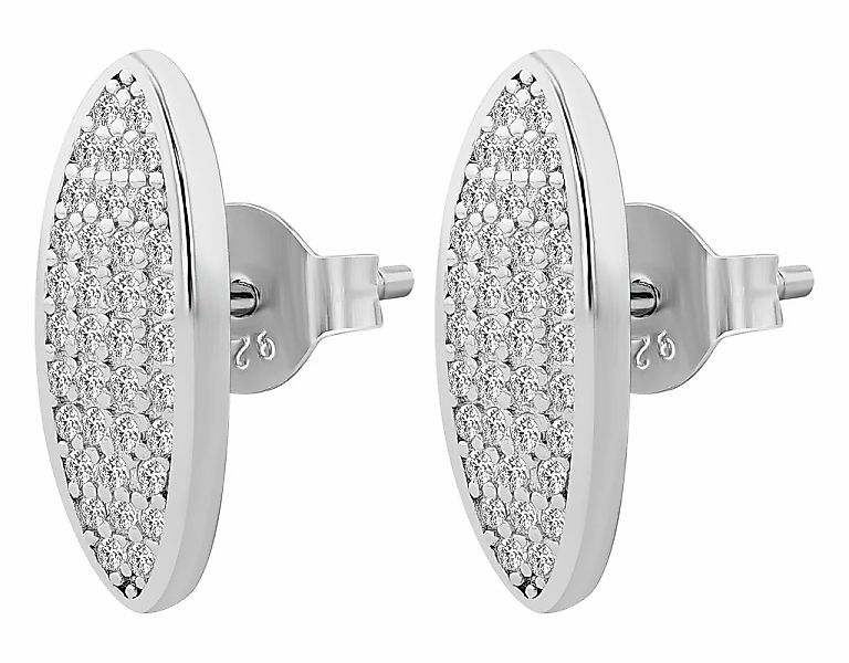 Adelia´s Paar Ohrhänger "Damen Ohrringe – Ohrstecker aus 925 Silber mit Zir günstig online kaufen