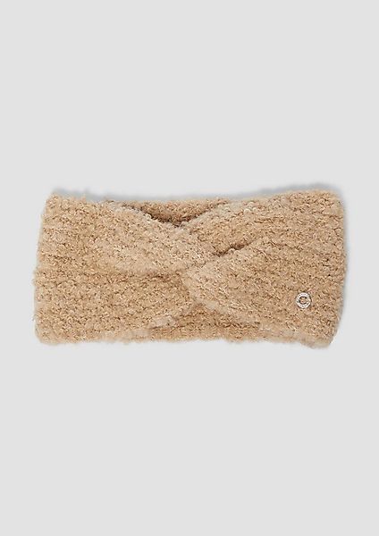 s.Oliver Stirnband Stirnband Stirnband aus Bouclé-Strick mit Twist-Detail günstig online kaufen