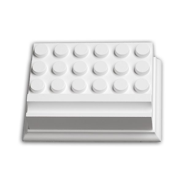 PROFHOME 405102 Mutulus Fassadenstuck Zierelement Fassaden Element 12,7 cm günstig online kaufen