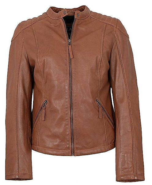 Jilani Lederjacke Laura Jilani - Damen Lederjacke Lammnappa cognac günstig online kaufen