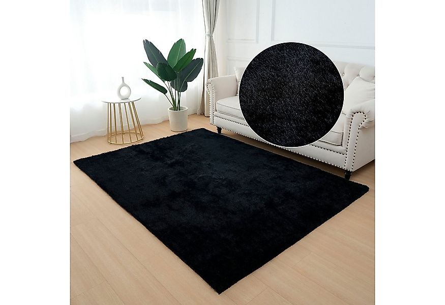 my home Hochflor-Teppich Dana light, besonders weich, Mikrofaser Teppiche, günstig online kaufen