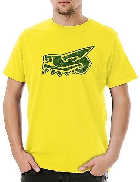 Urban Backwoods Print-Shirt Aztec Crocodile Herren T-Shirt Aztecs Azteken I günstig online kaufen