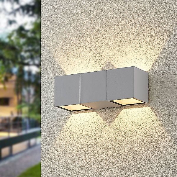 ELC Vanda LED-Außenwandleuchte, weiß günstig online kaufen