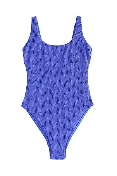 Next Badeanzug Figurformender Badeanzug mit U-Ausschnitt (1-St) günstig online kaufen