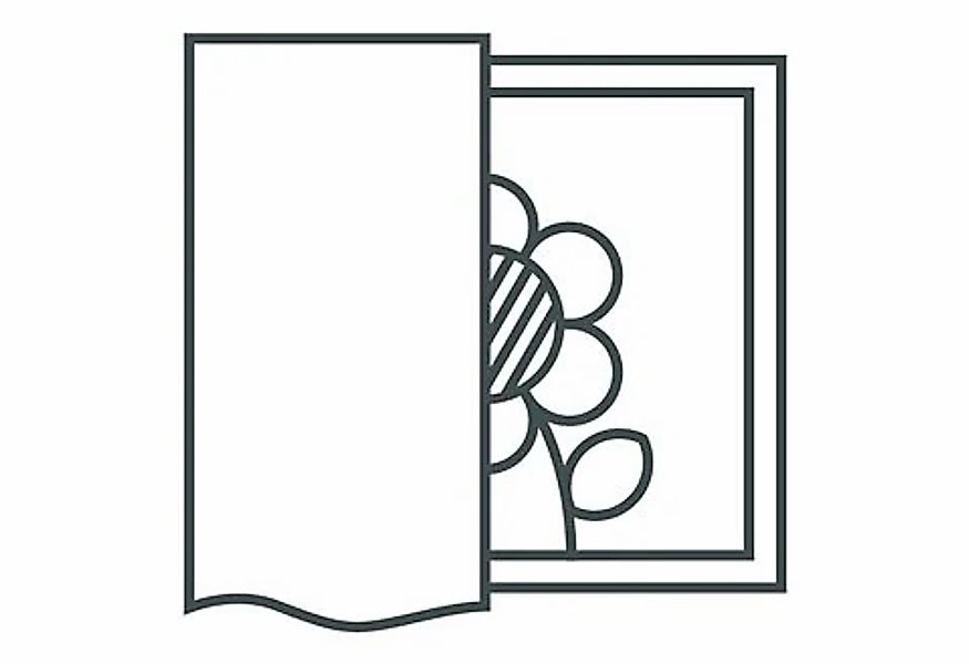 HOME WOHNIDEEN Schiebegardine »LOGI« Klettband 3 Stk. tlg. HxB: 245x60, ink günstig online kaufen