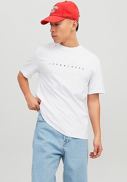 Jack & Jones Rundhalsshirt "JJESTAR JJ TEE SS NOOS", mit Logo Schriftzug günstig online kaufen
