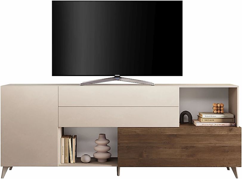 INOSIGN Sideboard "Monaco in Breite 241 cm, Anrichte mit Tür, Klappe und 2 günstig online kaufen