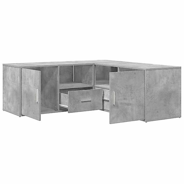 vidaXL Schuhschrank Eckregal Betongrau 200x40x45 cm günstig online kaufen