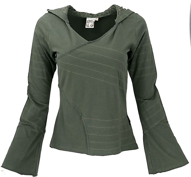 Guru-Shop Longsleeve Elfen Hoody, Langarmshirt, Pixi Shirt,.. alternative B günstig online kaufen