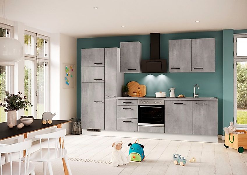 IMPULS KÜCHEN Küchenzeile "Valencia", Ausrichtung wählbar, günstig online kaufen