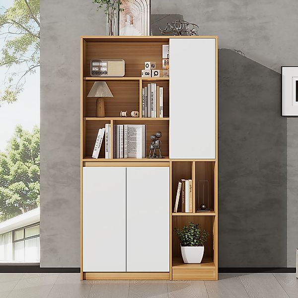 TavilaEcon Bücherregal mit 3 Türen und günstig online kaufen