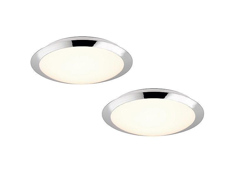 TRIO Leuchten LED Deckenleuchte, LED fest integriert, Warmweiß, 2er Set Bad günstig online kaufen