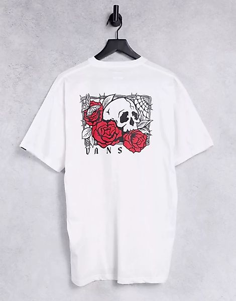 Vans – Rose Bed – T-Shirt in Weiß günstig online kaufen