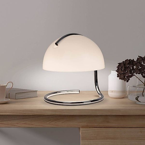 näve Tischleuchte Burano, ohne Leuchtmittel, halbkugelförmiger Glasschirm, günstig online kaufen