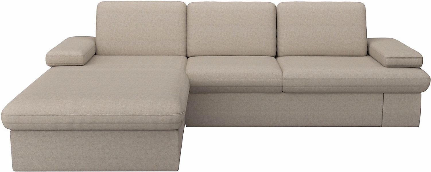 sit&more Ecksofa "Moreno L-Form, B: 247 cm" mit Armteilverstellung, optiona günstig online kaufen