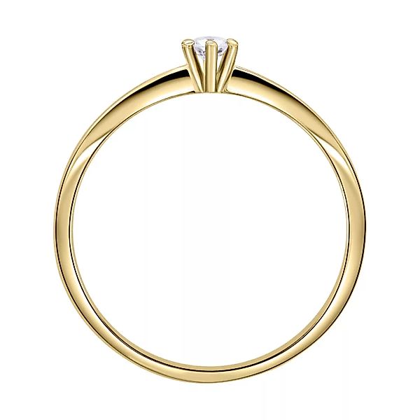 ONE ELEMENT Diamantring "0,03 ct Diamant Brillant Ring aus 585 Gelbgold", D günstig online kaufen