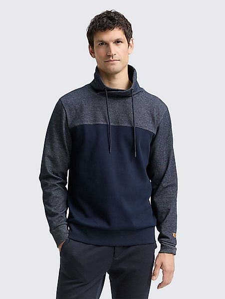TOM TAILOR Sweatshirt Strick & Sweatshirts Snood Sweatshirt mit Struktur-Mi günstig online kaufen
