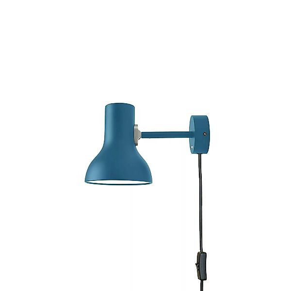 Anglepoise Type 75 Mini Wand, Stecker, zwiebelblau günstig online kaufen
