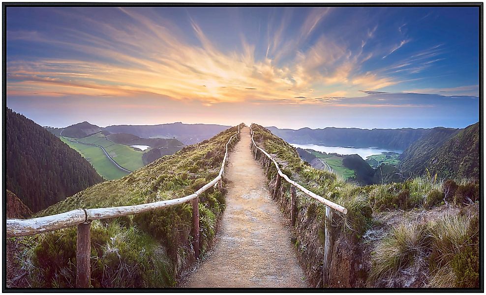 Papermoon Infrarotheizung »Blick auf die Berge Delgada Ponta«, sehr angeneh günstig online kaufen