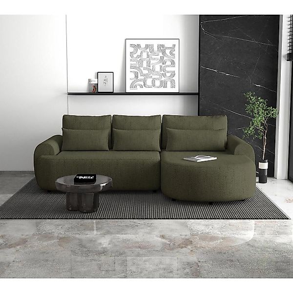 Beautysofa Ecksofa OLIVIO, mit Bettkasten Bretie:266 günstig online kaufen