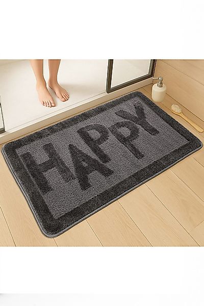 Rugium Badematte Happy Badematte, Badematte, bedruckter günstig online kaufen