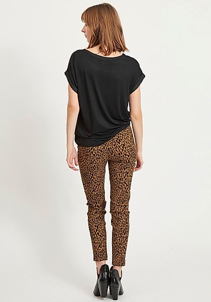 Vila T-Shirt Satin Blusen Kurzarm Basic günstig online kaufen