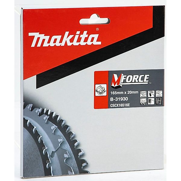 Makita Kreissägeblatt M-FORCE Sägeb. 165x20x16 günstig online kaufen