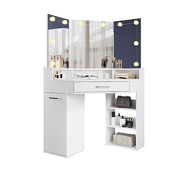 SONNI Schminktisch Schminktisch mit LED-Beleuchtung/ohne LED, günstig online kaufen