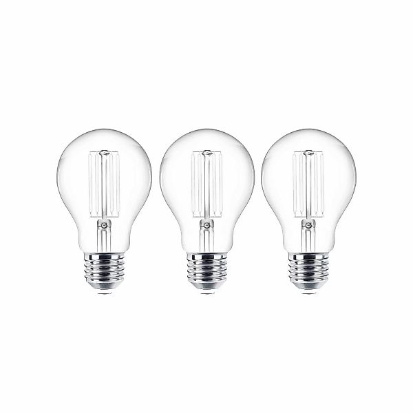 LED-Leuchtmittel Filament E27 3er-Set 7W 806 lm klar 2.700K günstig online kaufen