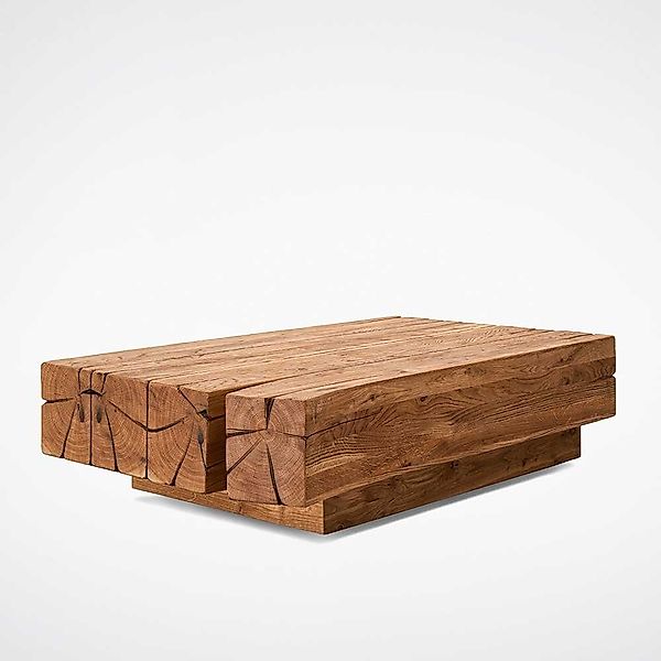Pharao24 Couchtisch Lazur, aus Massivholz, mit günstig online kaufen