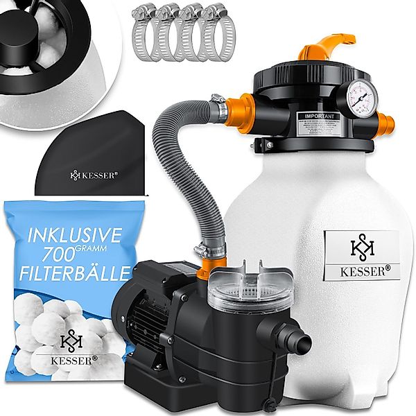 KESSER Sandfilteranlage, Sandfilteranlage Sandfilter 700g Filterbälle günstig online kaufen