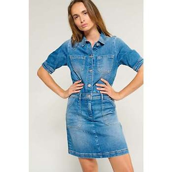 Le Temps des Cerises  Kleider Kleid gerade aus denim ALVY günstig online kaufen