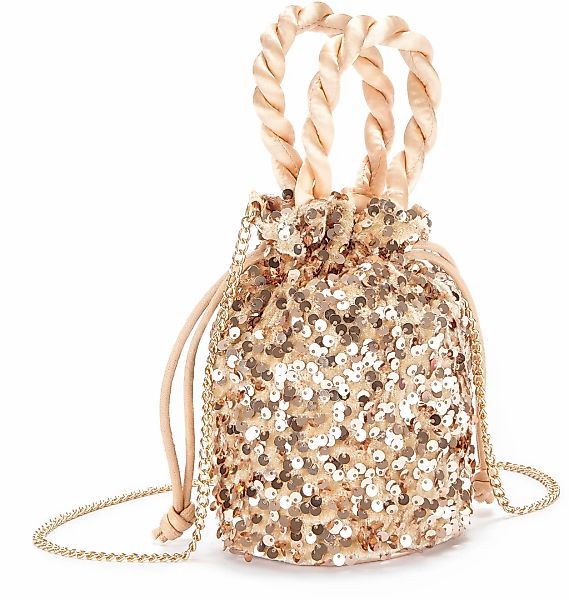 Vivance Umhängetasche, Beuteltasche, Partytasche mit Glitzer, günstig online kaufen