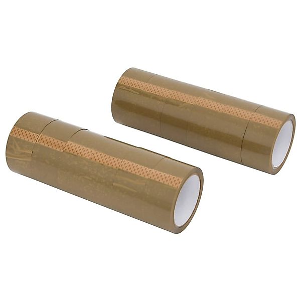 vidaXL Paketklebeband 12 Stk Braun 48 mm x 66 m 4012395 günstig online kaufen