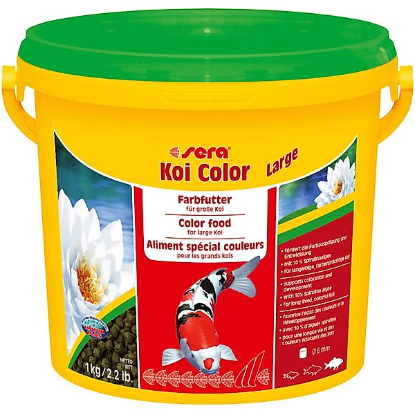 Sera Teichfutter Koi Color Nature Large 3.800 ml (0,98 kg) günstig online kaufen