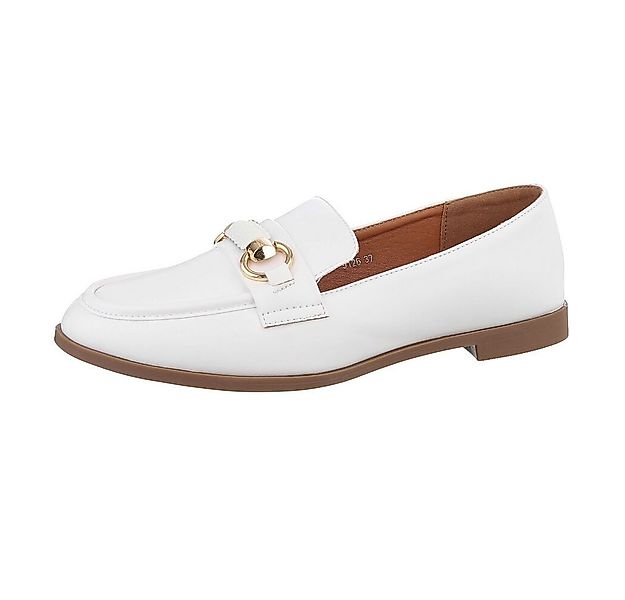 Ital-Design Damen Mokassins Freizeit Slipper (86188254) Blockabsatz Mokassi günstig online kaufen