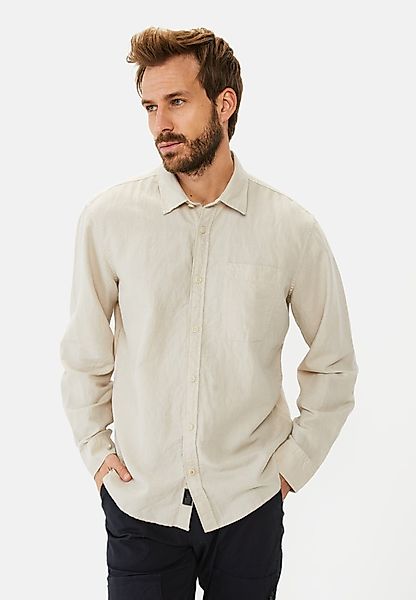 camel active Langarmhemd mit Soft-Wash-Veredelung Kentkragen günstig online kaufen