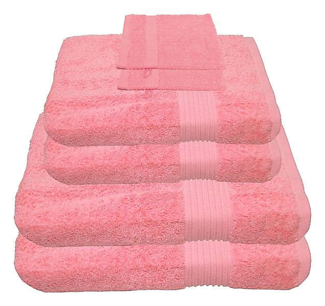 Julie Julsen Handtücher 6-Handtücher-Rosa, Baumwolle (6-St) günstig online kaufen
