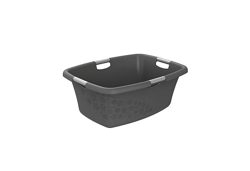 ROTHO Wäschekorb Flowers Wäschewanne 50l mit 4 Griffen, Kunststoff (PP), Be günstig online kaufen