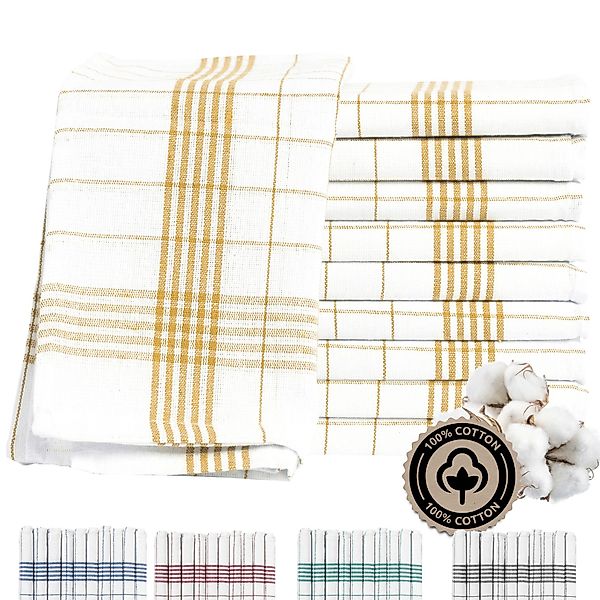 Zestri Geschirrtuch 10er-Set aus 100% Baumwolle, günstig online kaufen