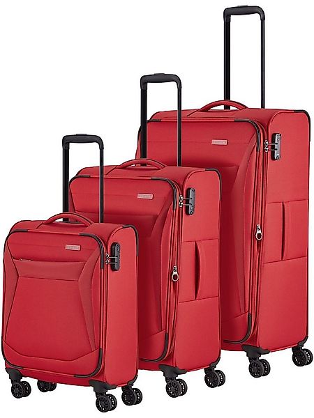 travelite Koffer 080040-10, Travelite CHIOS 4w L/M/S Trolley Set Rot 080040 günstig online kaufen