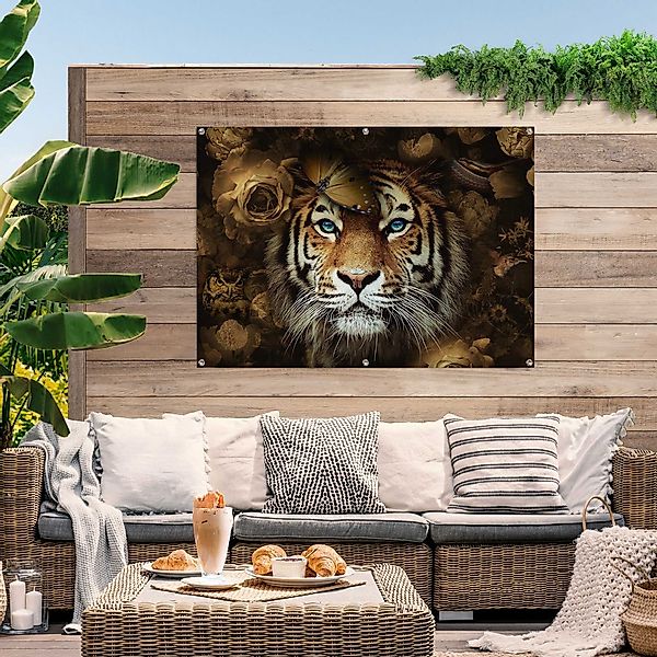 Reinders Poster "Tiger", leichtes und wasserfestes Gartenposter für den Auß günstig online kaufen