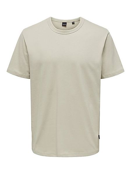 ONLY & SONS T-Shirt Weiches Rundhals Kurzarm ONSSMART Basic (1-tlg) ONSSMAR günstig online kaufen