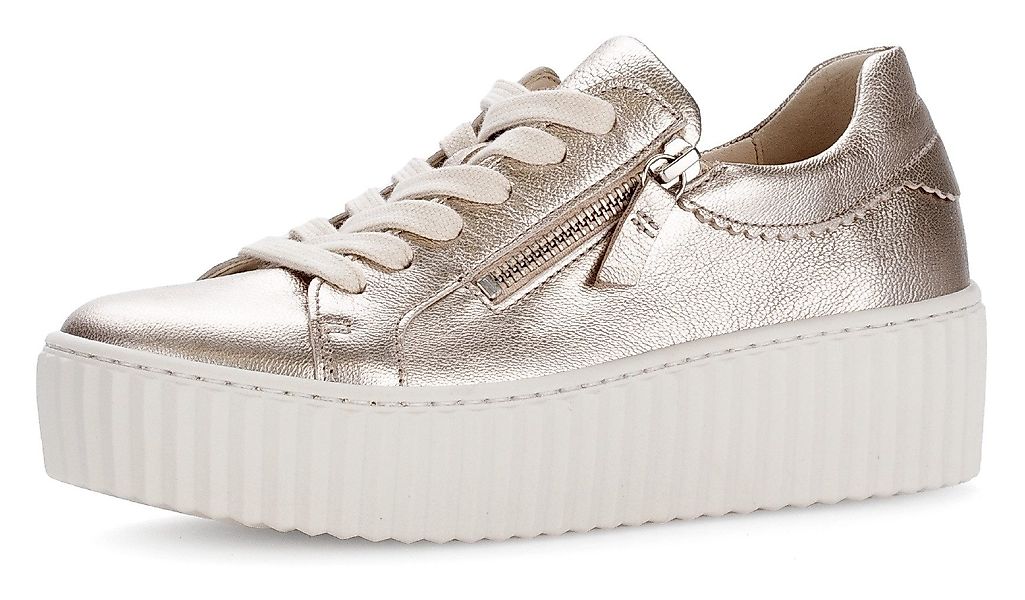 Gabor Plateausneaker, Freizeitschuh, Halbschuh, Schnürschuh mit günstig online kaufen